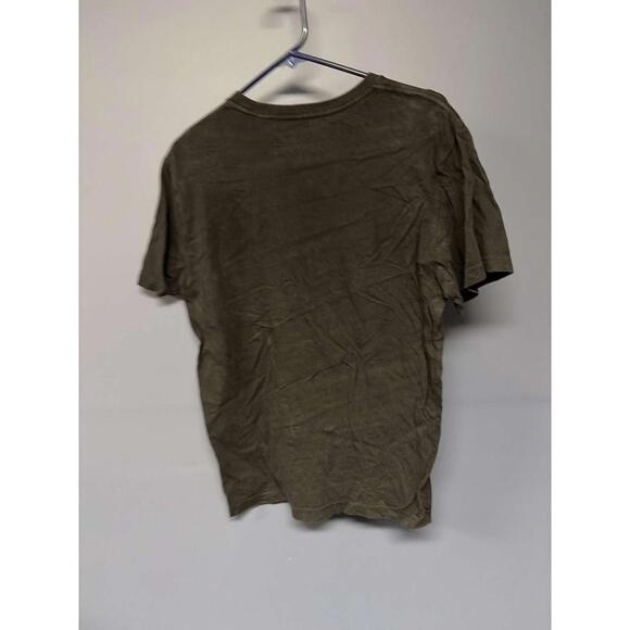 Guess Los Angeles Camo Triangle Logo T-Shirt Black Gold Size M - Picture 5 of 6